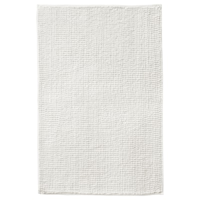 TOFTBO Bath mat, white, 50x80 cm